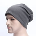 thumbnail image 4 of Confinement Hat -match Hedging Cap Plus Velvet Warm Cold Hat Knitted Pile Hat, 4 of 4