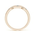 thumbnail image 2 of ANGARA Natural Triple Row Dotted Diamond Orbit Ring in 14K Rose Gold for Women (Size-2.5mm| Color-K| Clarity-I3) | April Birthstone, Anniversary, Jewelry Gift for Women | Natural Diamond Ring, 2 of 10