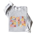 thumbnail image 2 of Panthers Sweatshirt for Women, Teens & Youth Retro Colorful Football Sweater Gray Sweatshirt Adult Small, 2 of 4
