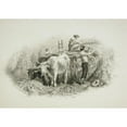thumbnail image 3 of Felix Octavius Carr Darley 18x14 Black Modern Framed Museum Art Print Titled - Haying Scene (19th Century), 3 of 5