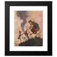 thumbnail image 2 of Edmund Dulac 15x18 Black Modern Framed Museum Art Print Titled - The Snow Queen Pl 1 (1911), 2 of 5