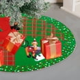 thumbnail image 5 of EWASWON Christmas Christmas Tree Skirt 36 Inch, Polyester Multicolor Christmas Decor with Snowflakes, Reusable Washable Xmas Tree Skirt for Home Office, 5 of 6