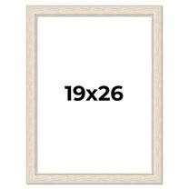 19x26 Frame White Real Wood Picture Frame Width 1.75 inches | Interior Frame Depth 0.5 inches |