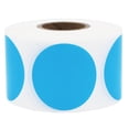 thumbnail image 1 of Étiquettes de Codage Couleur Bleu Clair / 1.5 Pouces Pouces Rond - Lot de 500 / InStockLabels.com, 1 of 2