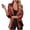 Wine, variant on Sequin Blazers for Women Elegant Fashion Long Sleeve Sparkly Lapel Collar Single Breasted Jacket Cardigan Outwear (X-Large, Wine)