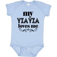 thumbnail image 3 of Inktastic My Yiayia Loves Me Yia Yia for Grandchild Girls Baby Bodysuit, 3 of 5
