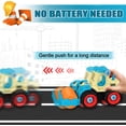 thumbnail image 2 of Juego de coches de juguete para desmontar camiones, construcción, construcción, arena, 4 unidades, 2 of 5