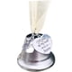 thumbnail image 1 of Bewildely Campana colgante conmemorativa de Navidad, enlace de ala de Ángel, campana de plata, una pieza de mi corazón está en el cielo, colgante de Kits de decoración para fiestas No.6 Bewildely HA045224-06, 1 of 5