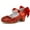 Red Glitter Silk, variant on Bocca Girls Party Dress Shoes Red Mary Jane Wedding Princess Shoes With Bow 11M