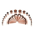thumbnail image 2 of harmtty 36Pcs Ear Stretching Tapers Kit Stainless Steel Ear Gauges Body Piercing Jewelry,Rose Gold, 2 of 8