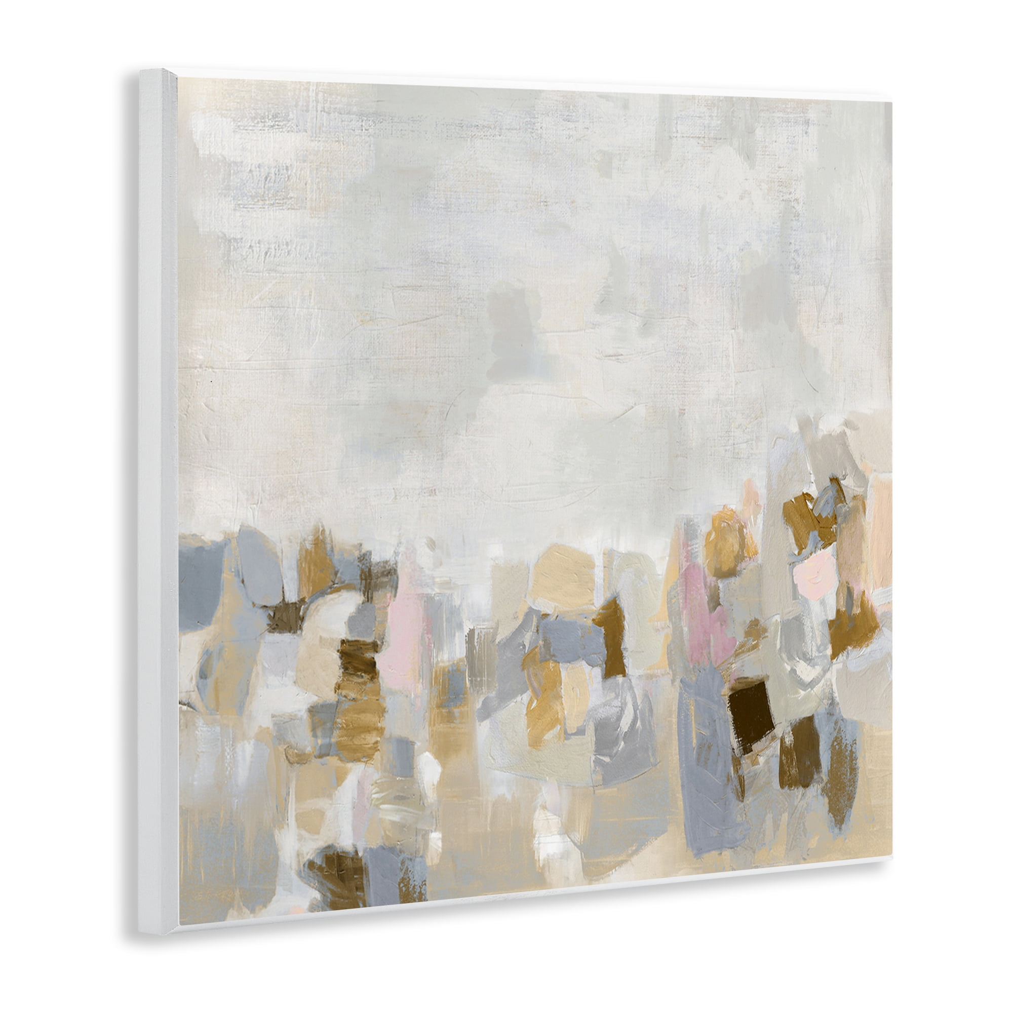 Stupell Industries Beige Southwestern Rustic Abstract Painting Unframed Art Print Wall Art, 12 x 12