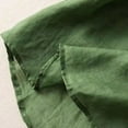 thumbnail image 4 of 2025 Chemises Décontractées à Manches Longues Col Rond pour Femmes en Lin Col en V Chemises d'Été Broderie Ample T-Shirts à Manches Longues pour Femmes, 4 of 5