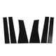 thumbnail image 5 of Pilares de Ventana Ports Rob, Instalacia Negra Negra Glossy B Pilar Pilares de Calcomanías, 5 of 7