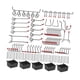 thumbnail image 2 of Surtido de Ganchos para Tablero Perforado, 114 Uds., con Contenedores, Ganchos para Uso General, Colgador de Herramientas Eléctricas, 2 of 9
