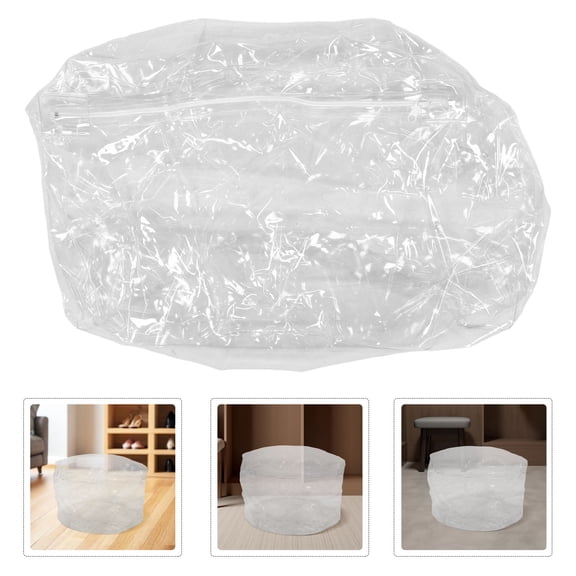 SEWOART Modern Transparent Sofa Cover for Bedroom Storage Small Space Optimization and DIY Assembly