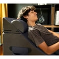 thumbnail image 4 of Jaxx Flexx V-Tex Convertible 3 in 1 Gamer Chair, Table, & Ottoman w/ Adjustable Headrest & Pocket - Vinyl Black, 4 of 8