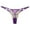 Purple, variant on Women's Sexy Lace Mesh Panties Thong for Women G-String Stappy Thongs Underwear Panties Purple