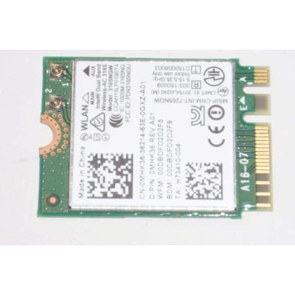 MHK36 Dell Wireless Card 24-5459 C101PA-RRKT10 I3265-5000BLKA I5488-7536S