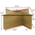 thumbnail image 3 of Coffee Table with MDF and Glass | Easy to Maintain, Suitable for Entertaining at Home, 3 of 6