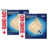 Band-Aid Brand Water Block Flex Waterproof Adhesive Pads, Large, 6 ct (Pack of 2)