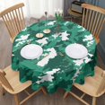 thumbnail image 3 of Camouflage Round Tablecloth 70x70in(178x178cm) – Waterproof Polyester Table Cover with Full Print Design, Wrinkle Resistant & Washable for Kitchen Dining Party Decor, 3 of 6