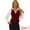 Burgundy, variant on DARING DIVA Women's V Neck Retro Velvet Racerback Steampunk Vest S Burgundy