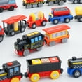 thumbnail image 3 of BESTSKY Train Set,Powered Train Train Set for Toddlers 2-4,Great Addition Train Toys,Style A, 3 of 4