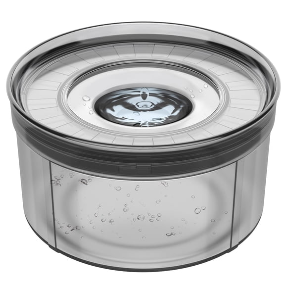 Cuenco de agua para perros Techphardo, 3,8 L, antideslizante, antiderrame, sin BPA