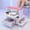 White+Pink, variant on Advwin Pedicure Foot Rest with Storage, PU Cushion, Pull-Out Tray & Locking Wheels, Professional Mobile Pedicure Cart Foot Bath Trolley for Salon, Massage & Home Use, White
