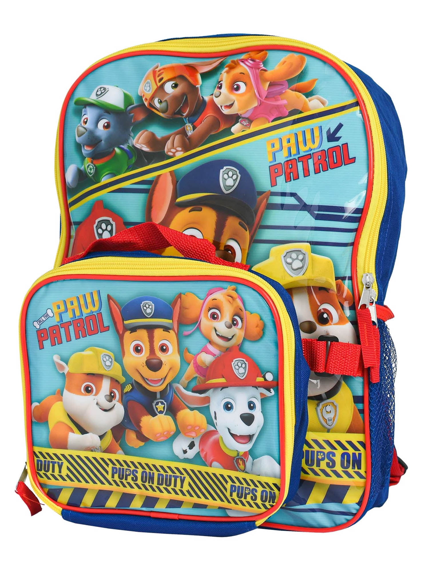 Paw Patrol Ready for Action 16"  Backpack with Insulated Lunch Box 2 Piece Set 