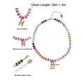 thumbnail image 4 of Time and Tru Goldtone Multicolored Bead Initial "H" Necklace, 4 of 6