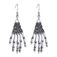 thumbnail image 1 of Pendientes para mujer, regalos para mujer, pendientes de Halloween, pendientes de calavera y araña, pendientes desgastados, pendientes, 1 of 2