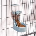 thumbnail image 3 of Redempat PVC Easy To Clean Pet Feeder Cute Practical Pet Fed And Happy All Day Food Dispenser Hanging Bowl pink 1Set, 3 of 6