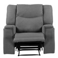 thumbnail image 2 of Sillón Reclinable Konrad 1 Plaza Gris Acero, 2 of 7