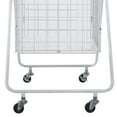 thumbnail image 5 of DecMode 16" x 33" White Metal Farmhouse Storage Basket, 1 - Piece, 5 of 14