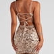 thumbnail image 4 of Gibobby Vestidos para mujer casuales Vestido de cóctel ajustado sexy con cuentas halter de lentejuelas para dama de honor y boda(Dolado,G), 4 of 5