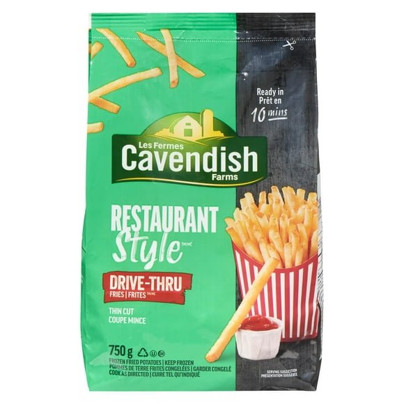 Cavendish Farms Restaurant Style Drive Thru Fries, 750 g