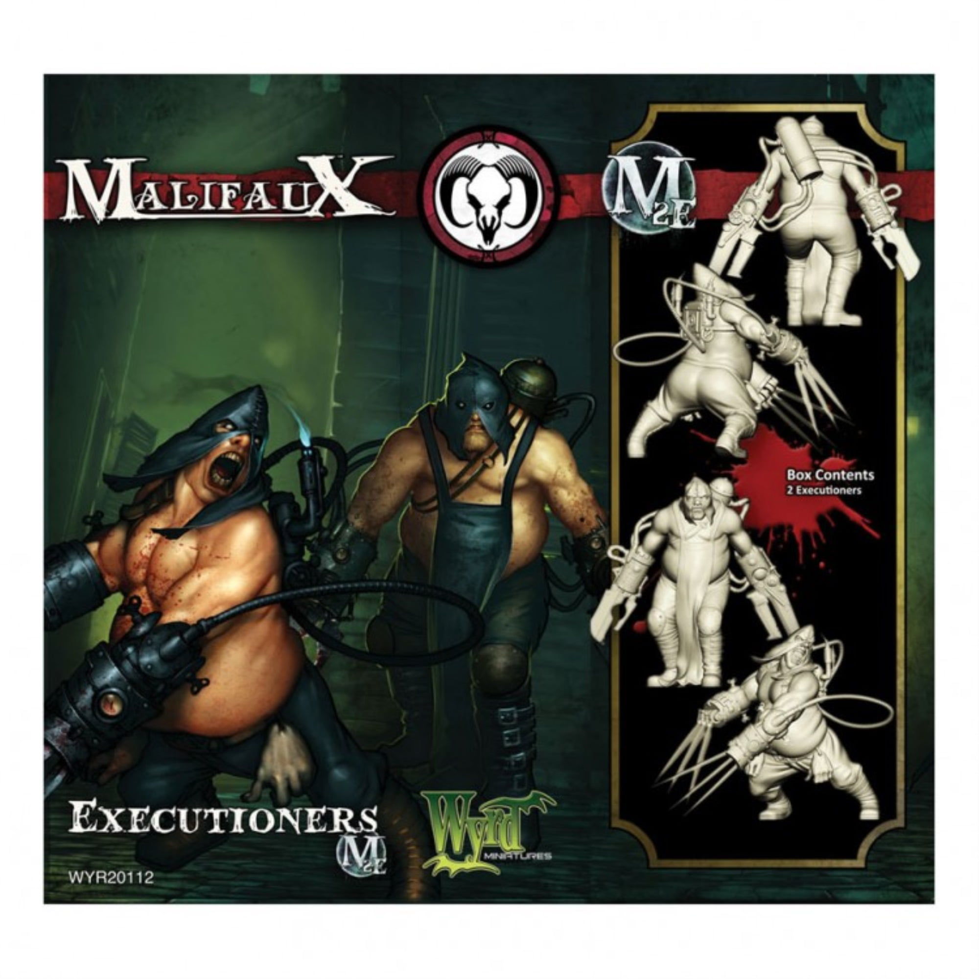 2 Pack Wyrd Miniatures Malifaux Guild Executioners Model Kit 