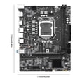 thumbnail image 5 of Conjunto de placa base LGA1200 placa base de computadora 64GB Max H410 placa base de escritorio para Core I3/i5/i7, 5 of 5