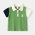 thumbnail image 2 of Hifoo Child Kids Boys Girls Short Sleeve Casual Fashion Polo Shirt Button Closure Turndown Collar Comfortable Soft Back To School Soft Tops, 2 of 9