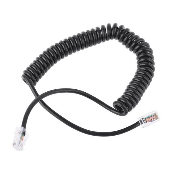 ESTONE 8Pin RJ45 to RI45 Speaker Mic Cable Line for ICOM HM-98 HM-133 HM-133V HM-133S