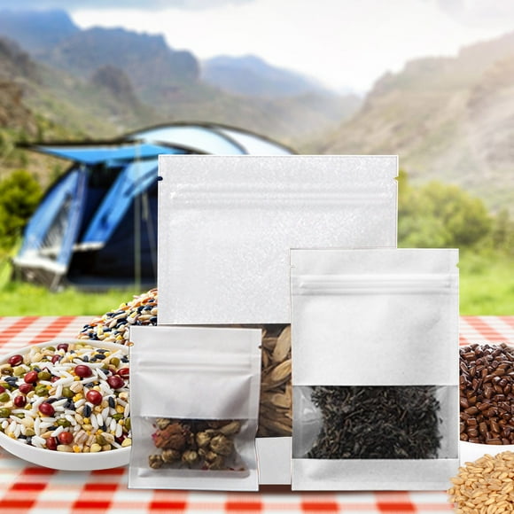 Meitianfacai Reusable Sous Vide Bags, Vacuum Cleaners Seal Zip Lock Bag, Thickened Sealing Bag, for Food Storage, Tea, Grains and Cereals