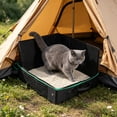 thumbnail image 5 of Portable Waterproof Foldable Pet Litter Box - Travel Litter Pan Fabric Outdoor Cats Toilet, Disposable No-Wash Design, Easy Clean Storage, Camping Use, 5 of 6