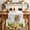 Yellow, variant on Cute Puppy Sunflowers Table Runner 72 Inches, Farmhouse Eucalyptus Retro Beige Bed Runner Dresser Scarves Tabletop for Indoor Outdoor Parties/Ceremony/Banquet, 14" x 72"