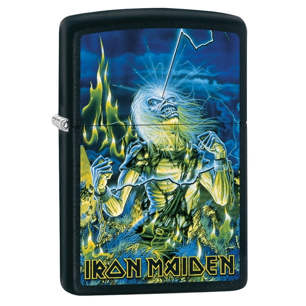 Zippo Lighter: Iron Maiden, Live After Death - Black Matte 80055 ...