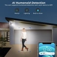 thumbnail image 2 of Cámara iCSee con Wifi para exteriores, lente Dual, pantalla Dual, detección humana por Ia, seguimiento automático, protección de seguridad, vigilancia, 8MP, 4K, camara vigilancia wifi, 2 of 3