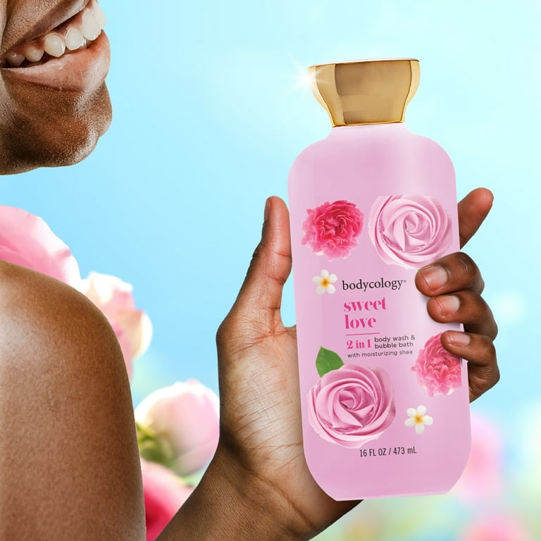 Bodycology 2 in 1 Body Wash & Bubble Bath, Sweet Love, 16 fl