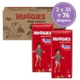 thumbnail image 3 of Huggies Little Movers Baby Diapers, Size 8 (46+ lbs), 76 Count (Select for More), 3 of 13