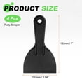 thumbnail image 2 of Uxcell 4pcs Putty Scraper 1.5" Plastic Flexible Tool for Pasting Plaster Repairing Walls, 2 of 7