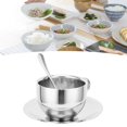 thumbnail image 4 of Coffee Mug, Milk Tea Cup Double-Layer Lightweight  For Cafe Bar For Home For Coffee Tea, Beer For Milk , Water Silver 180ML, 4 of 8